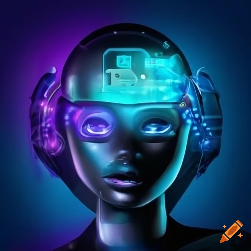 Advanced ai chatbot with an intelligent and artistic interface on Craiyon