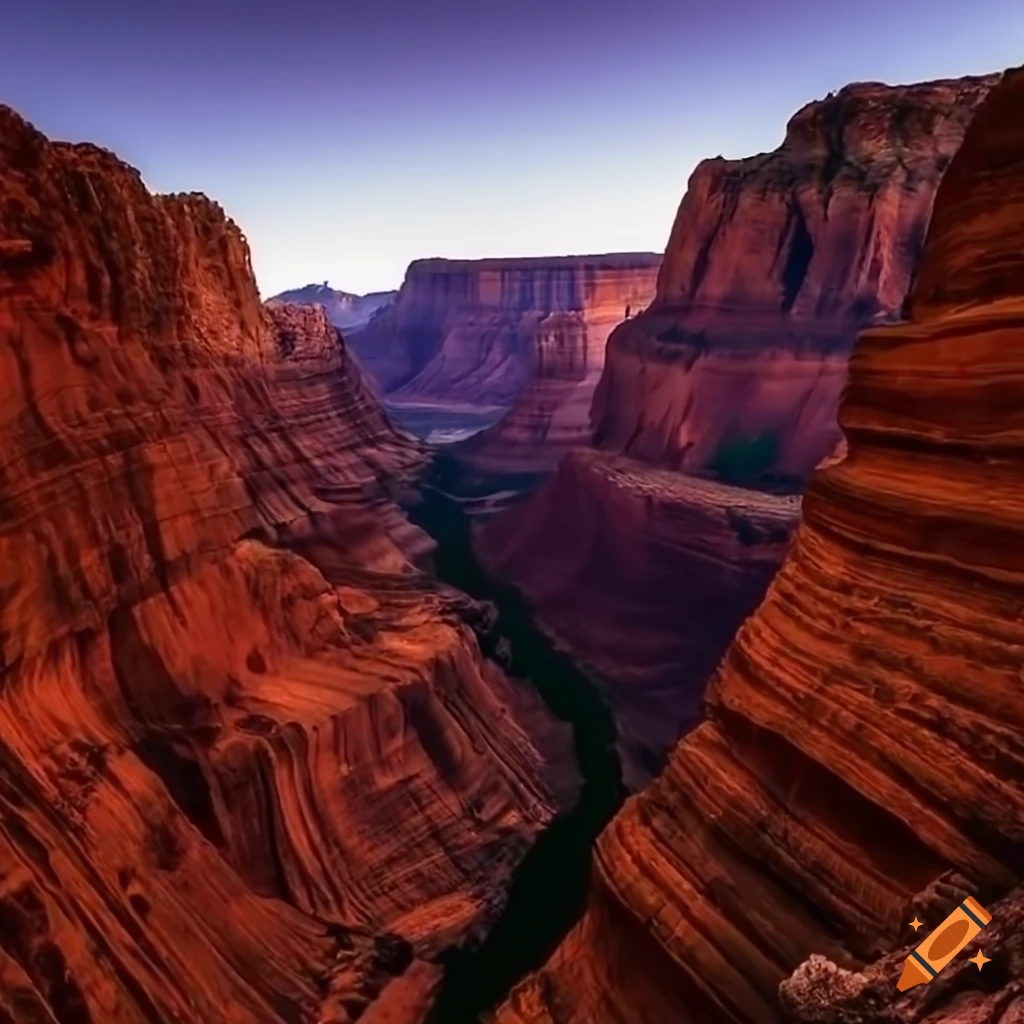 Large canyon landscape