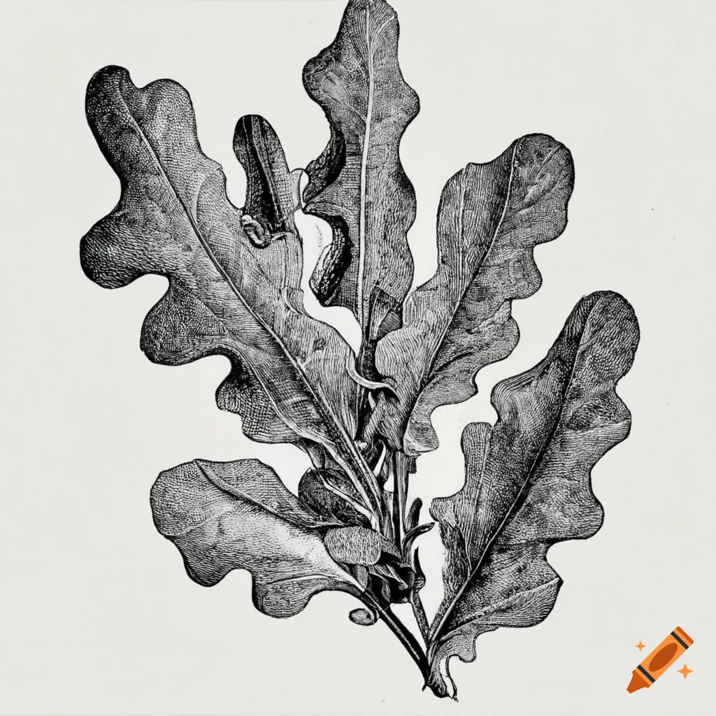 Detailed vintage botanical illustration of Arugula plant in black and white