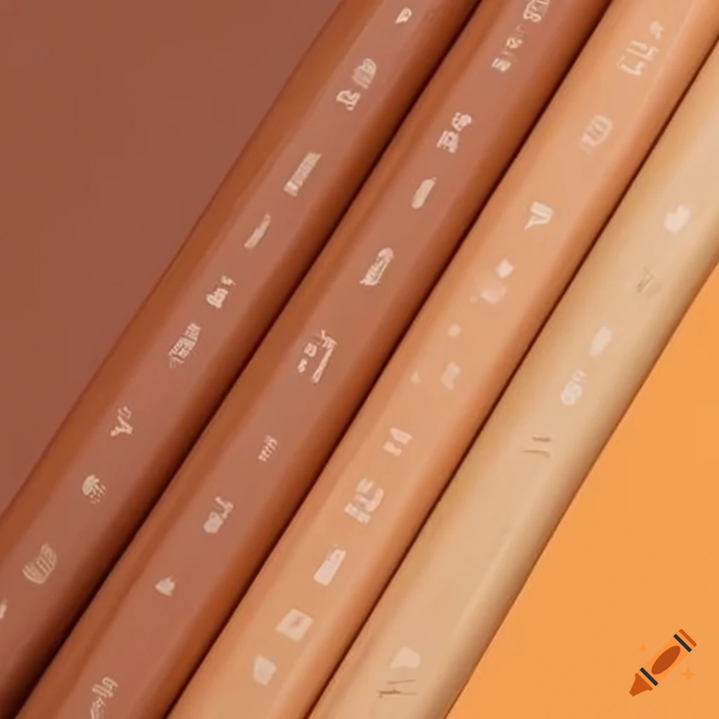 Expansive beige crayon