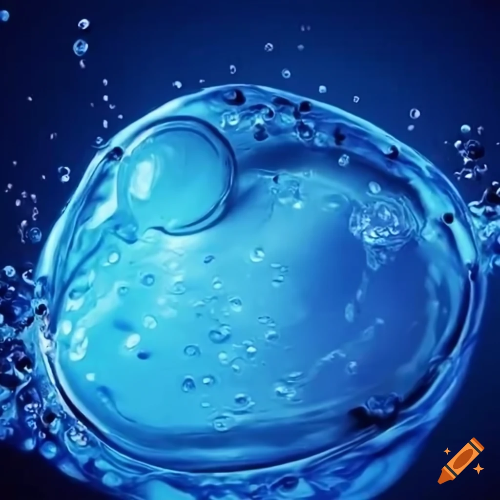 Cell taking in water through osmosis