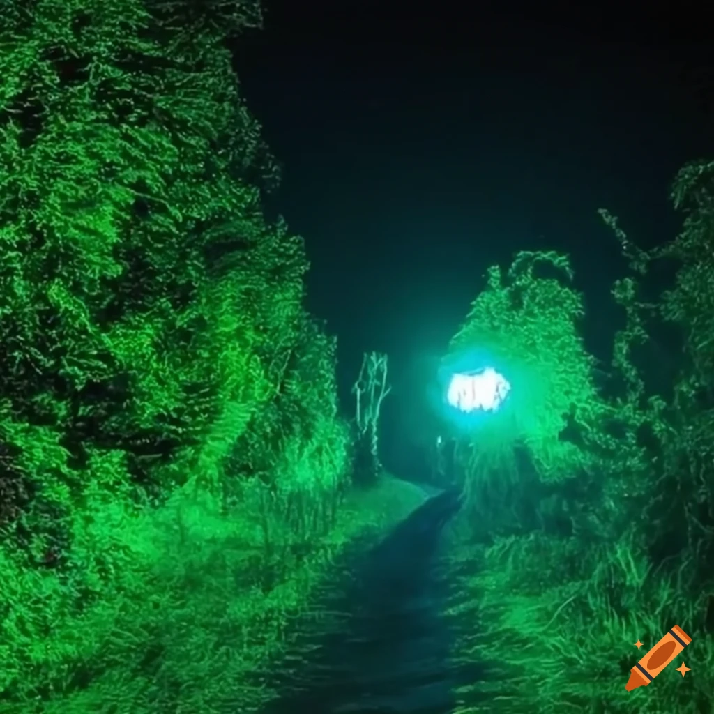 Leprechaun trail cam at night
