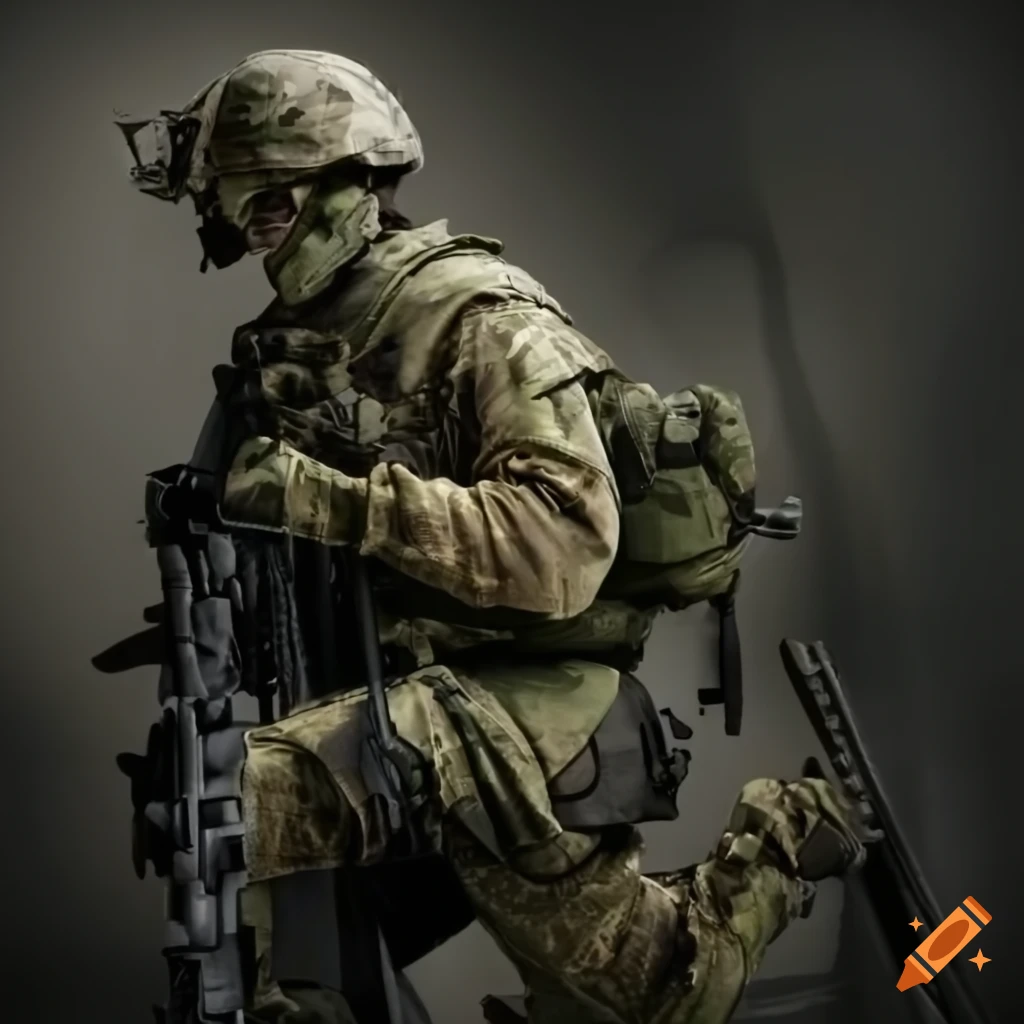 Military camouflage background