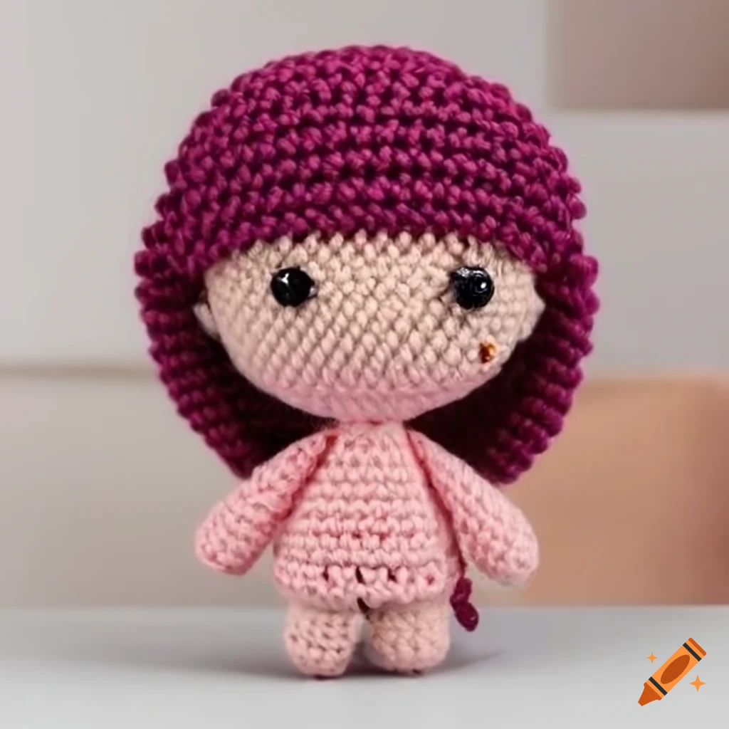 Mystery doll amigurumi creation