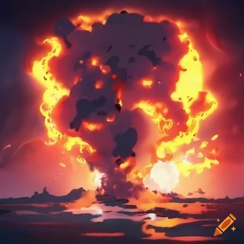 Laboratory explosion scene