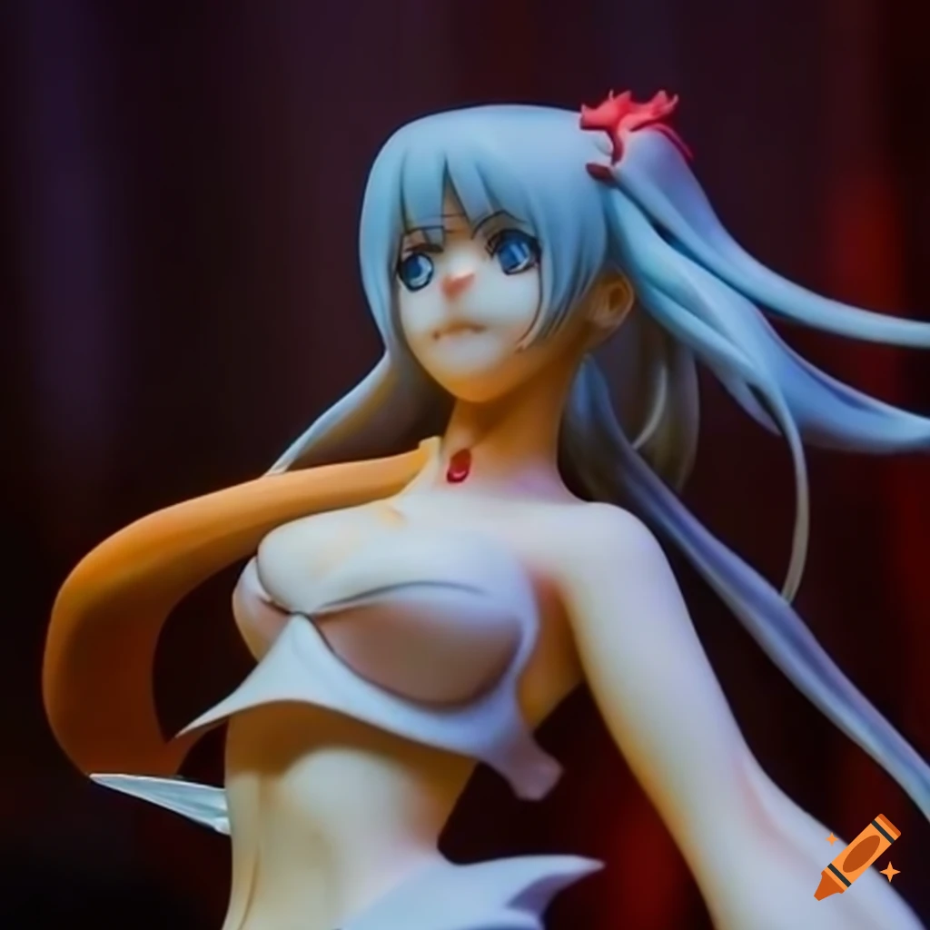 Rare anime collector figure on display at a convention