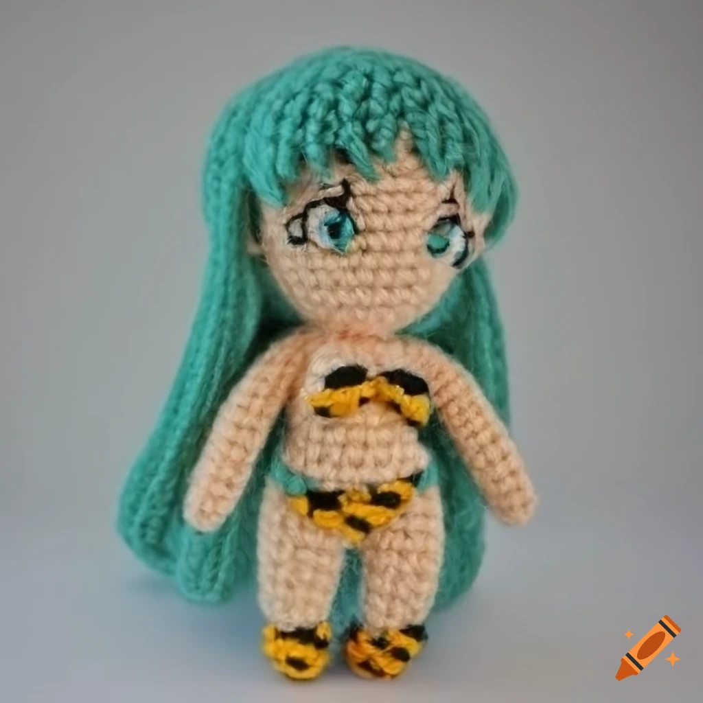 Lum the Invader Girl doll amigurumi