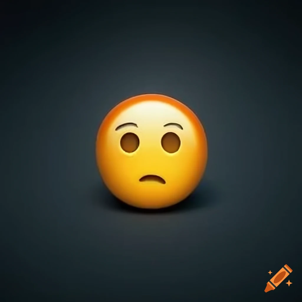 Neutral face emoji