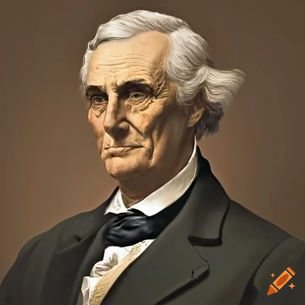 Presidential portrait combining george washington, abraham lincoln, and ...
