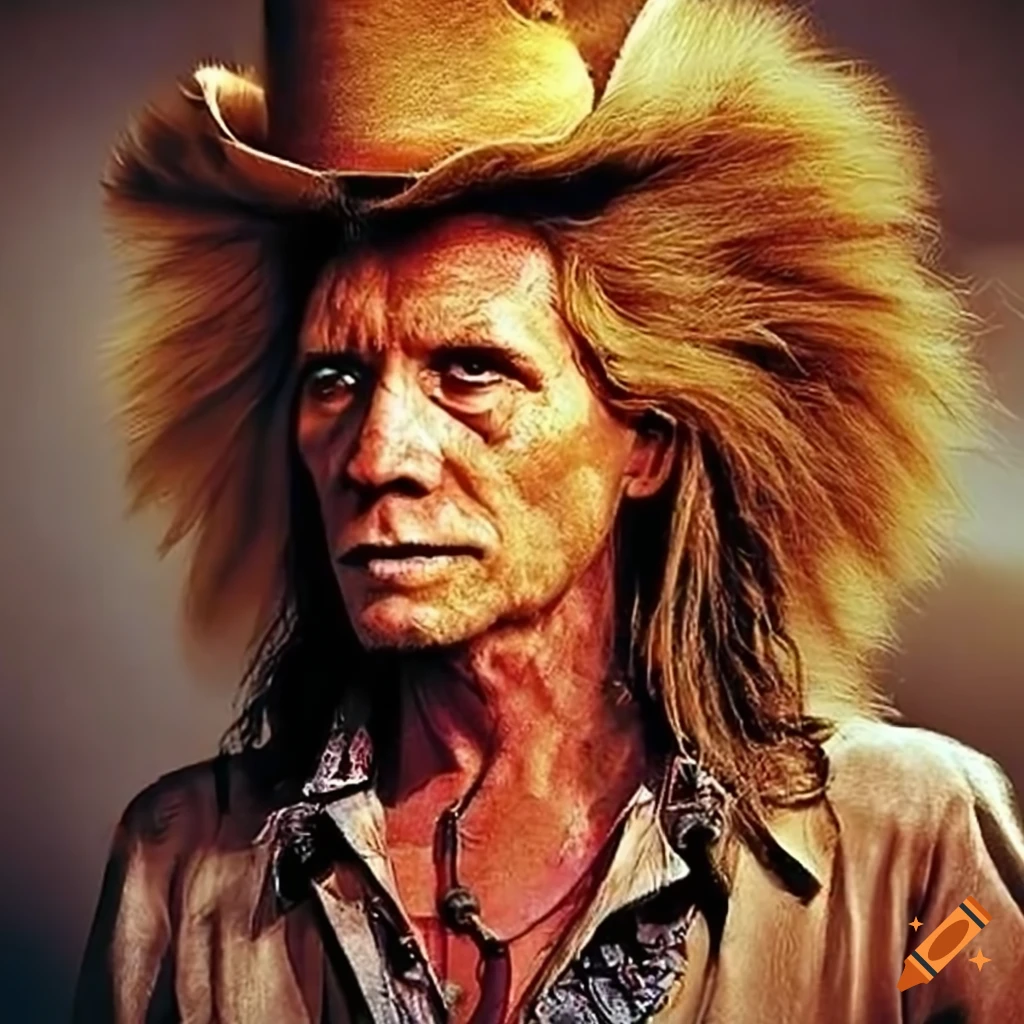 Character Joe Dirt portrayed as a lion