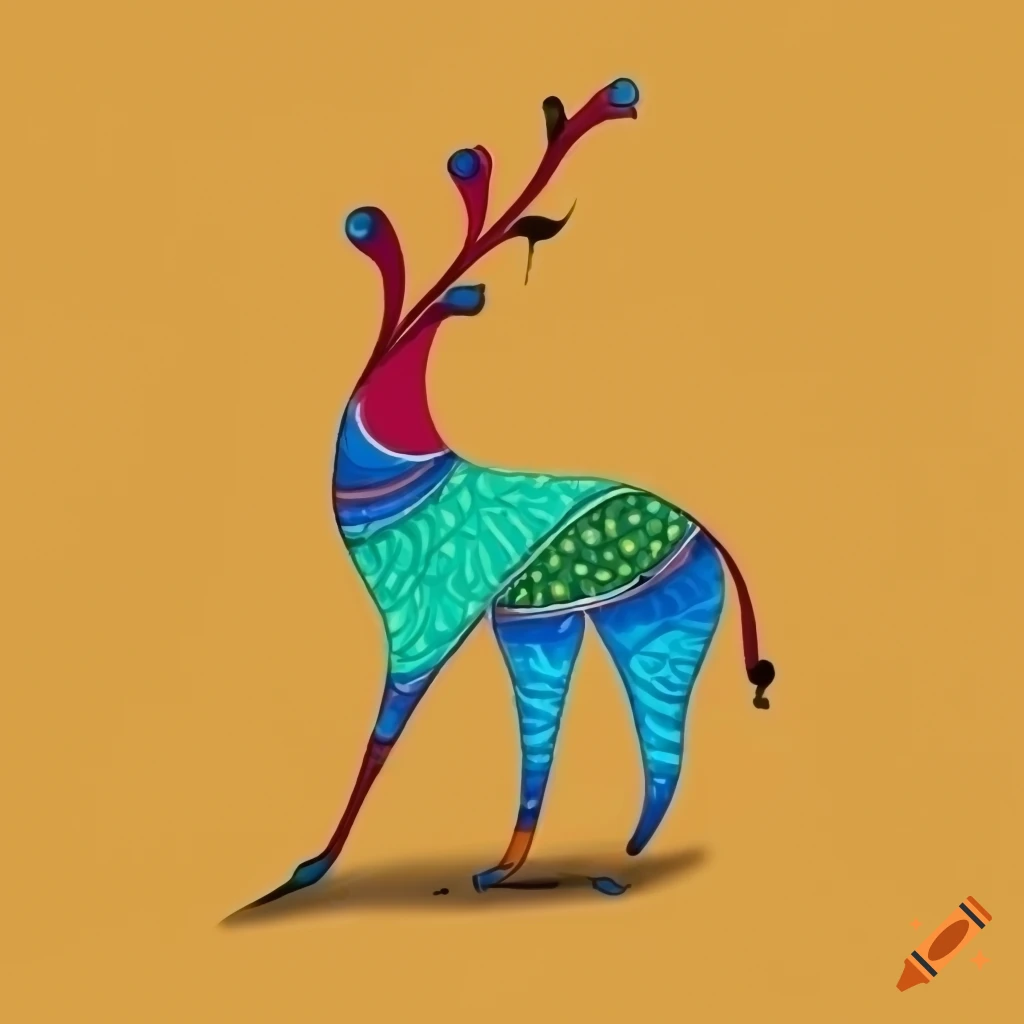 Logo for Gond Tales brand featuring Indian art form
