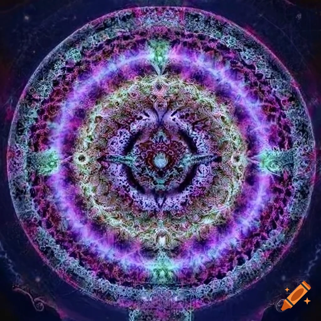 Mayan calendar mandala fractal supernova
