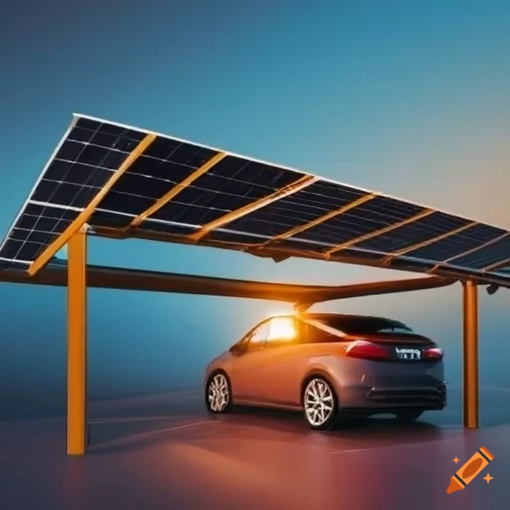 Advanced solar panel carport system for innovative garages