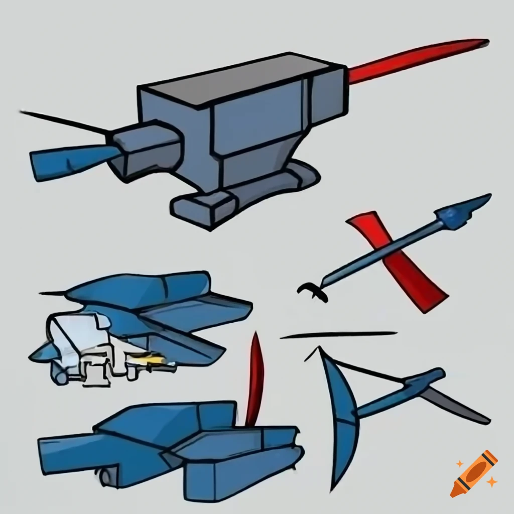 Hammer hitting anvil on a plane wing
