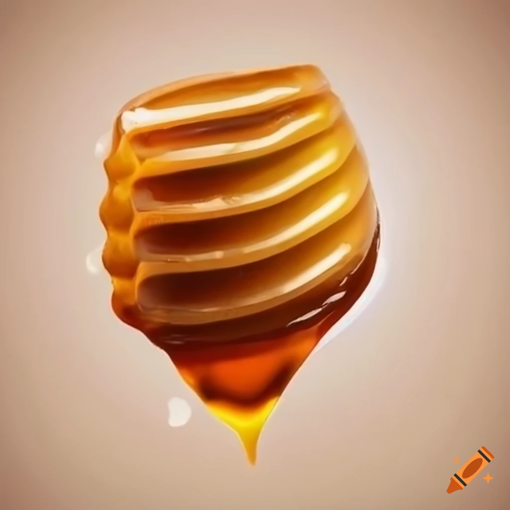 Honeycomb with fast dripping honey