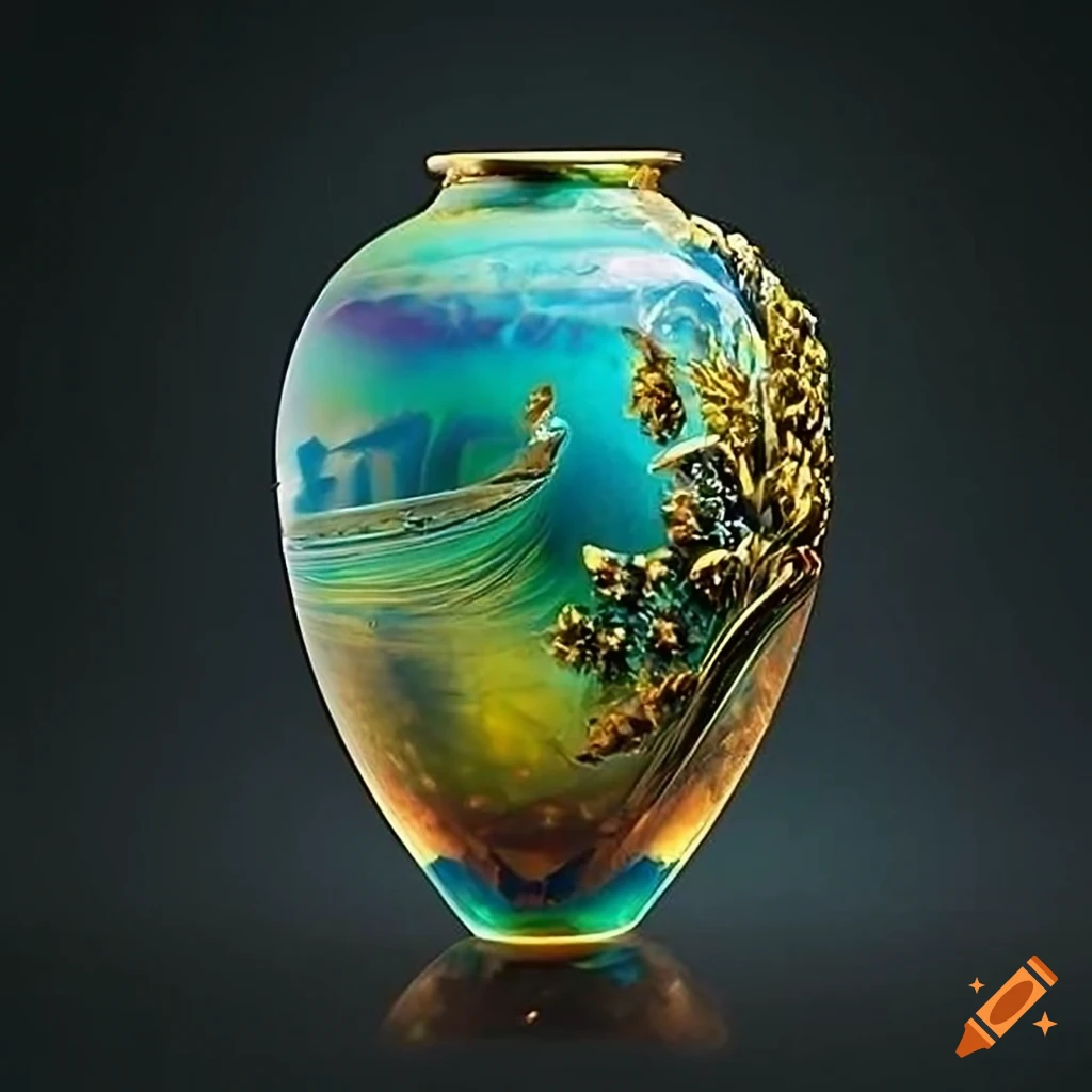 Sculpted 8K quality random colored veined marble figures with cinematic lighting