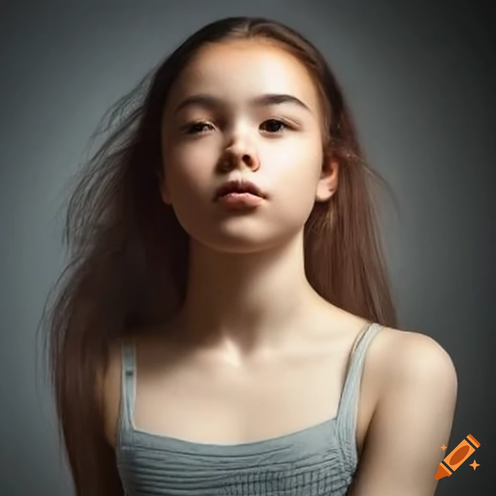 Young female representing supremacy