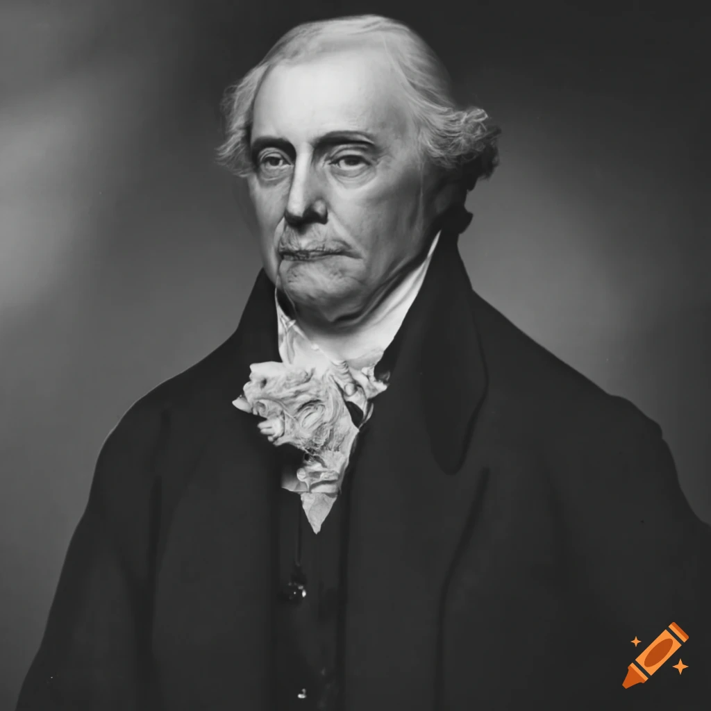 Black and white image of an 18th century American politician