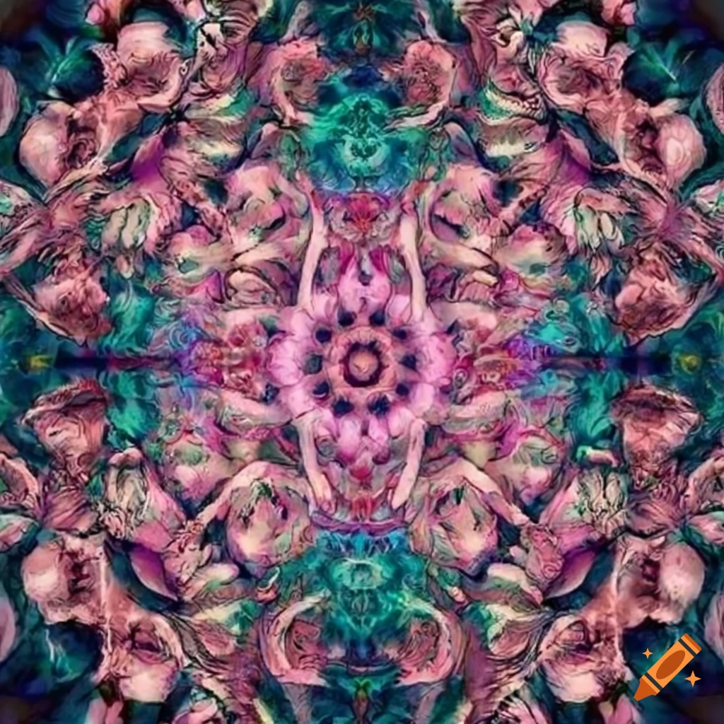 Delicate roses in a mesmerizing seamless pattern