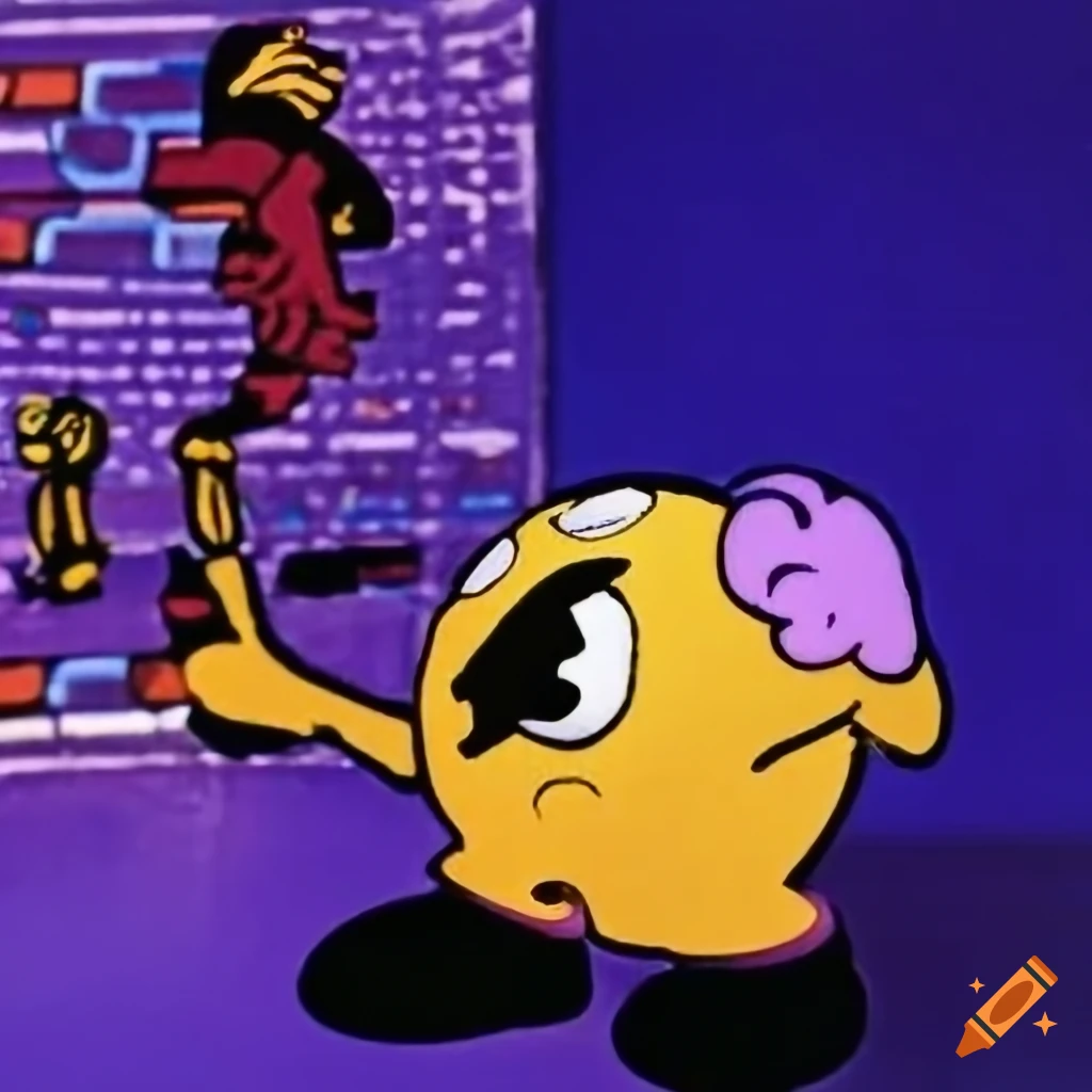 High-resolution color photograph of Pac-Man from 1972