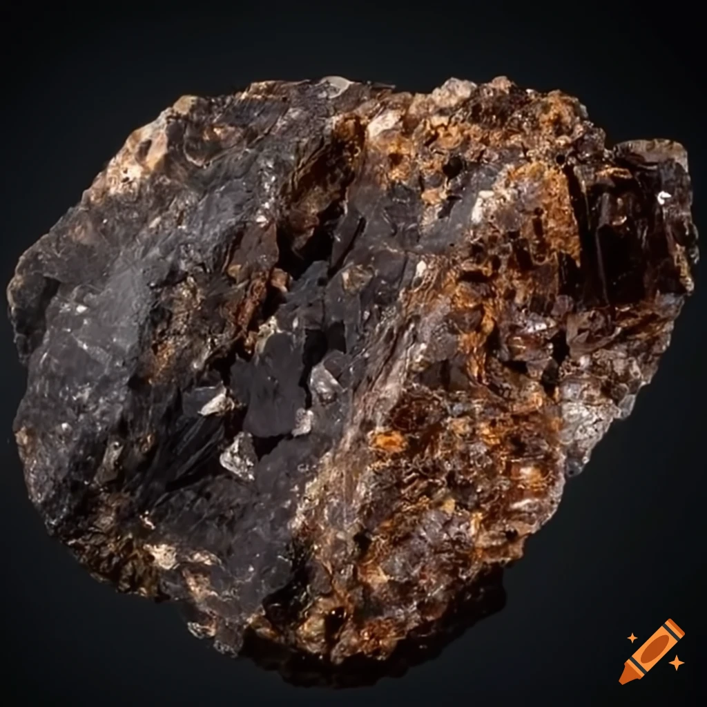 High resolution close up of mineralization