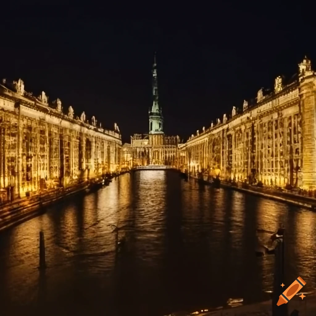Berlin cityscape after World War II