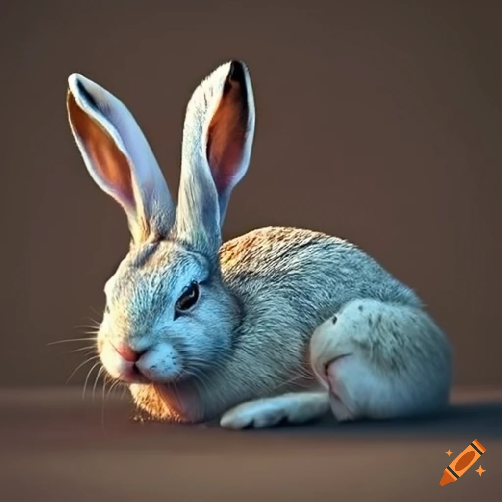 Sleeping hare