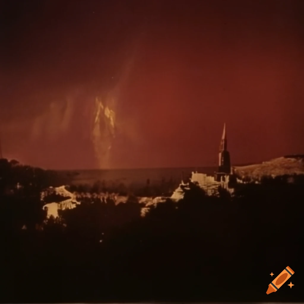 1970s National Geographic Fujichrome photograph, The Neon World of PBS News