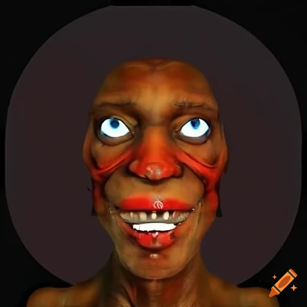 Hyperrealistic portrayal of God's true face