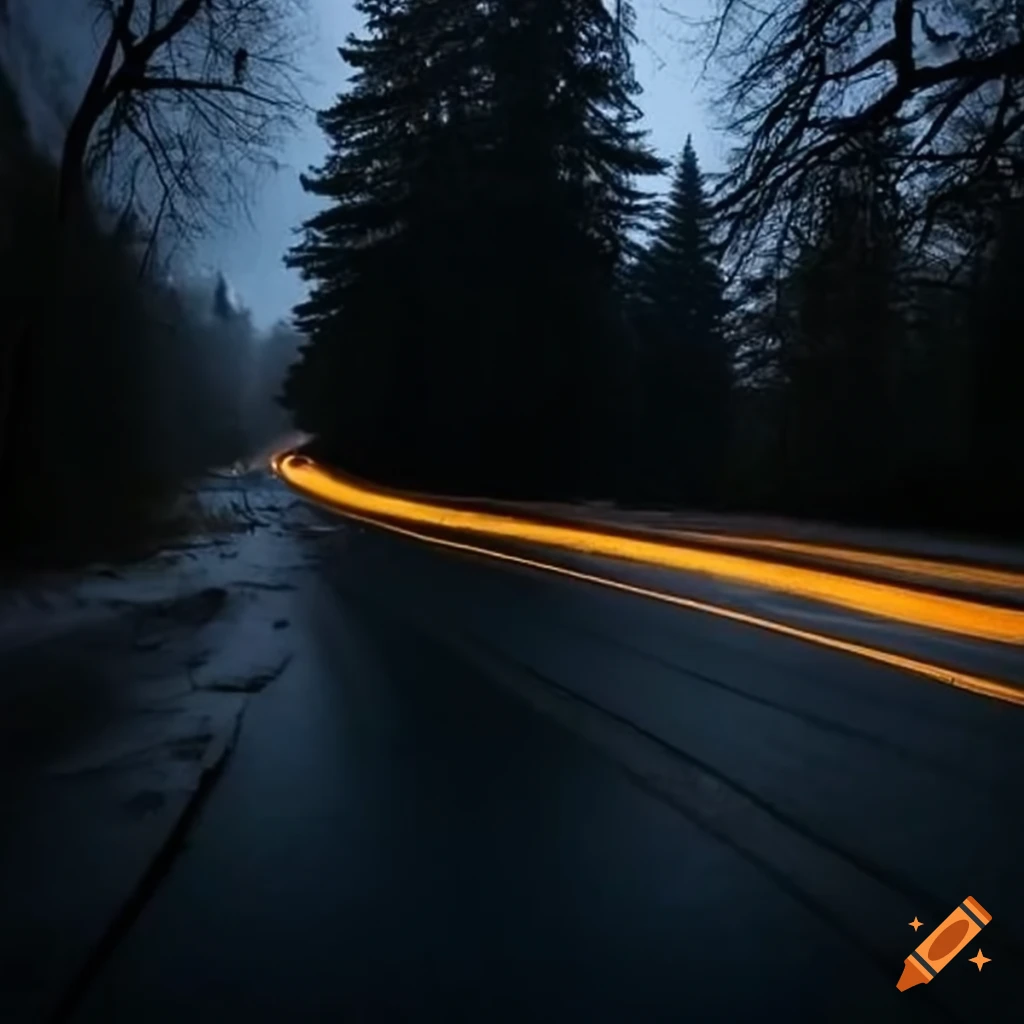 Alacakaranlık bir yol
