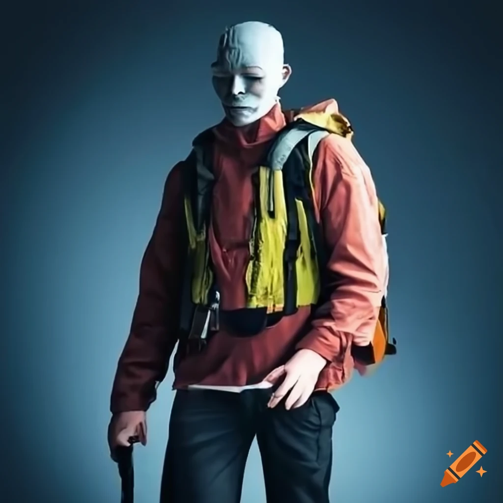 Person wearing a backpack
