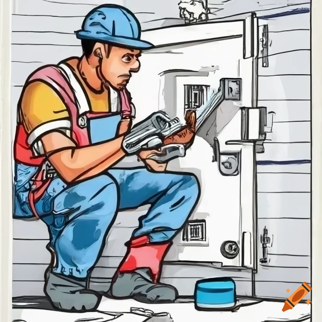 Safe Working Conditions for Electrician Coloring Page