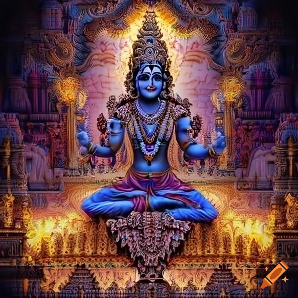 Hindu temple fractal