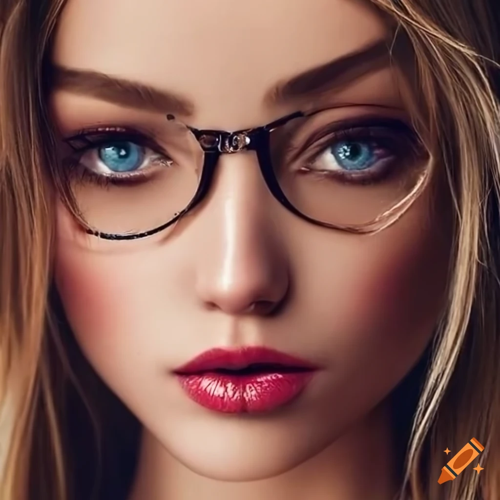 Young caucasian woman, 20 years old, slim, oval face, long brown hair