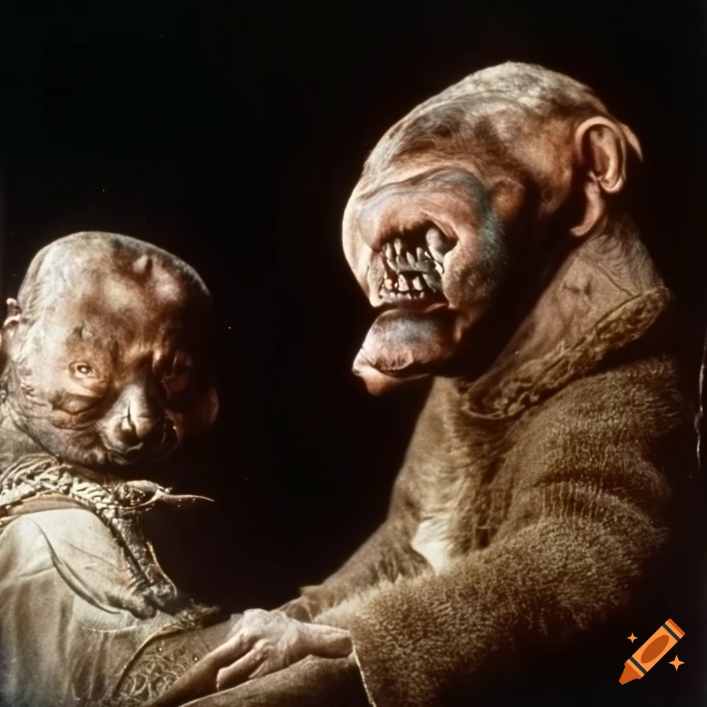 Color photograph of G'Kar and Na'Toth in 1972