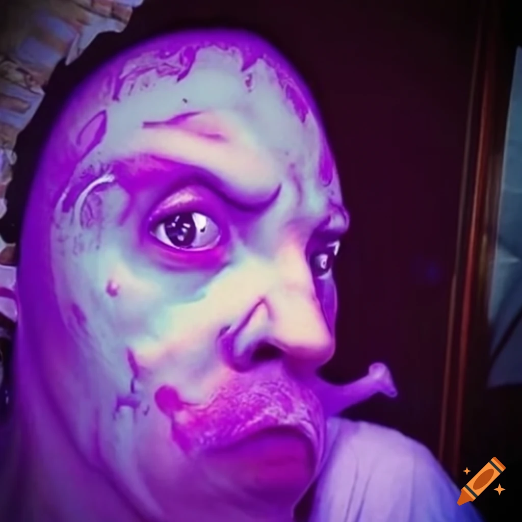 Hyperrealistic portrayal of God's true face