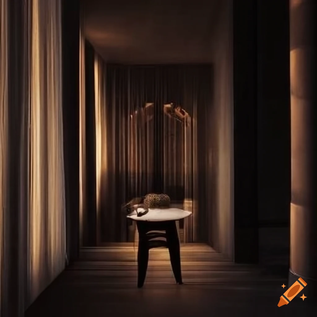 Contemporary hotel interiors with fish trap-inspired design on a lagoon