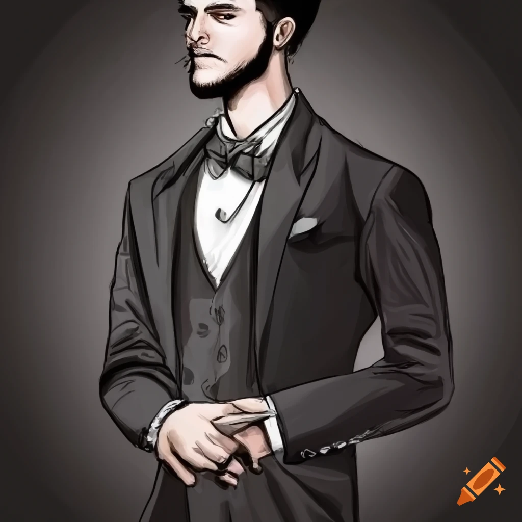 Man dressed as a groom