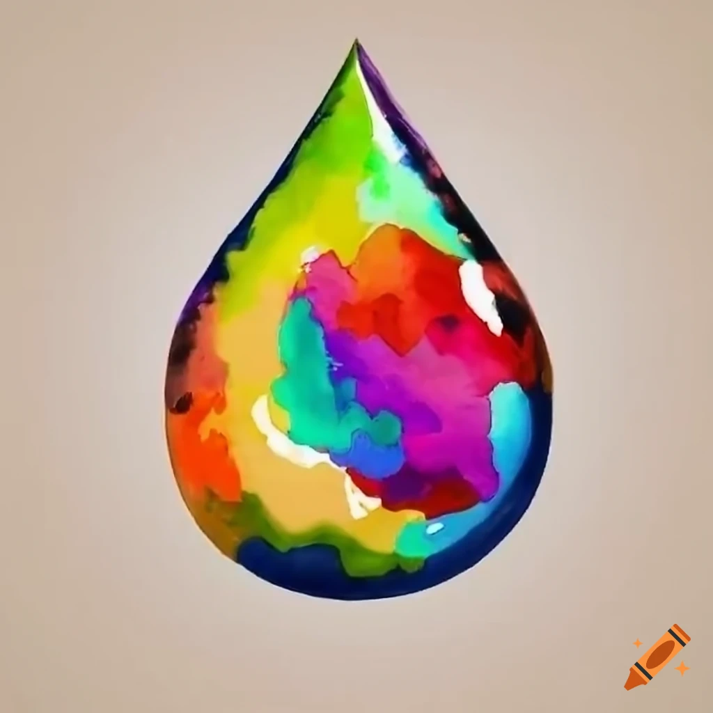 Goutte d'huile symbolizing the oil and gas industry