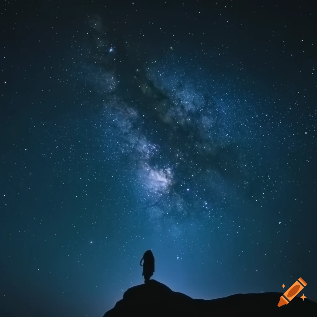 Dark night sky for PC wallpaper