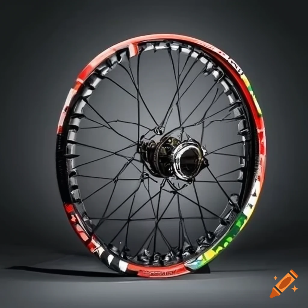 Motocross tire wheel