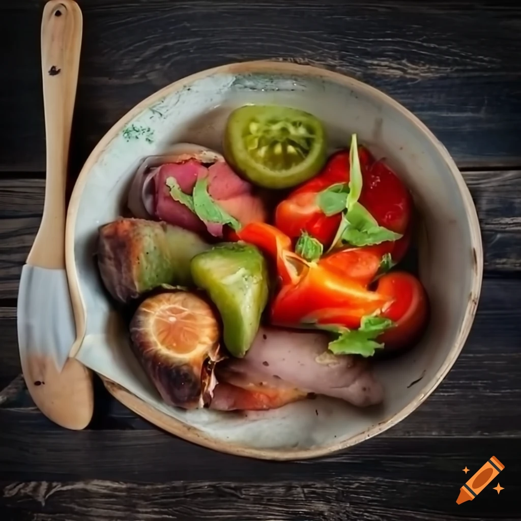 Healthy food on a table