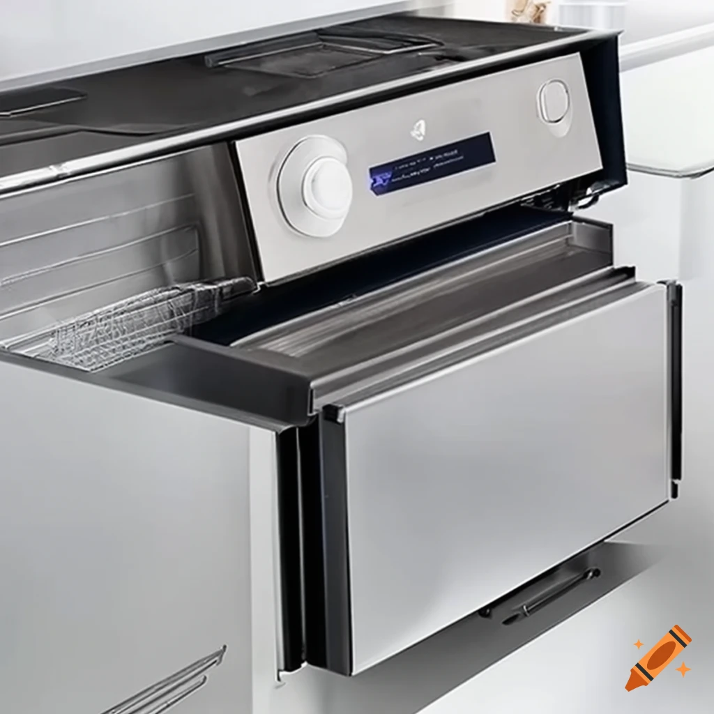 Innovative kitchen appliance air fryer with conveyor belt and chute