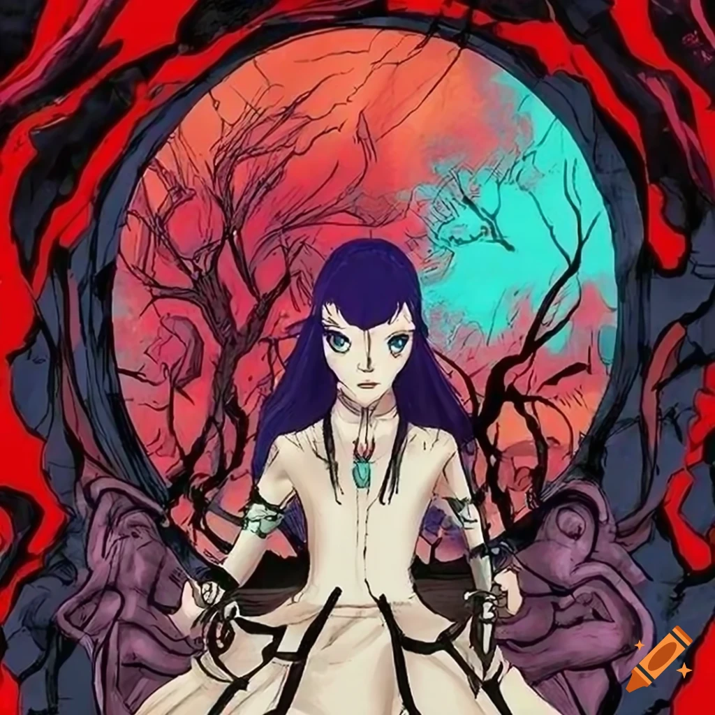Jerzy Tchorzewski's fanart of Shin Megami Tensei Emily the Strange album cover