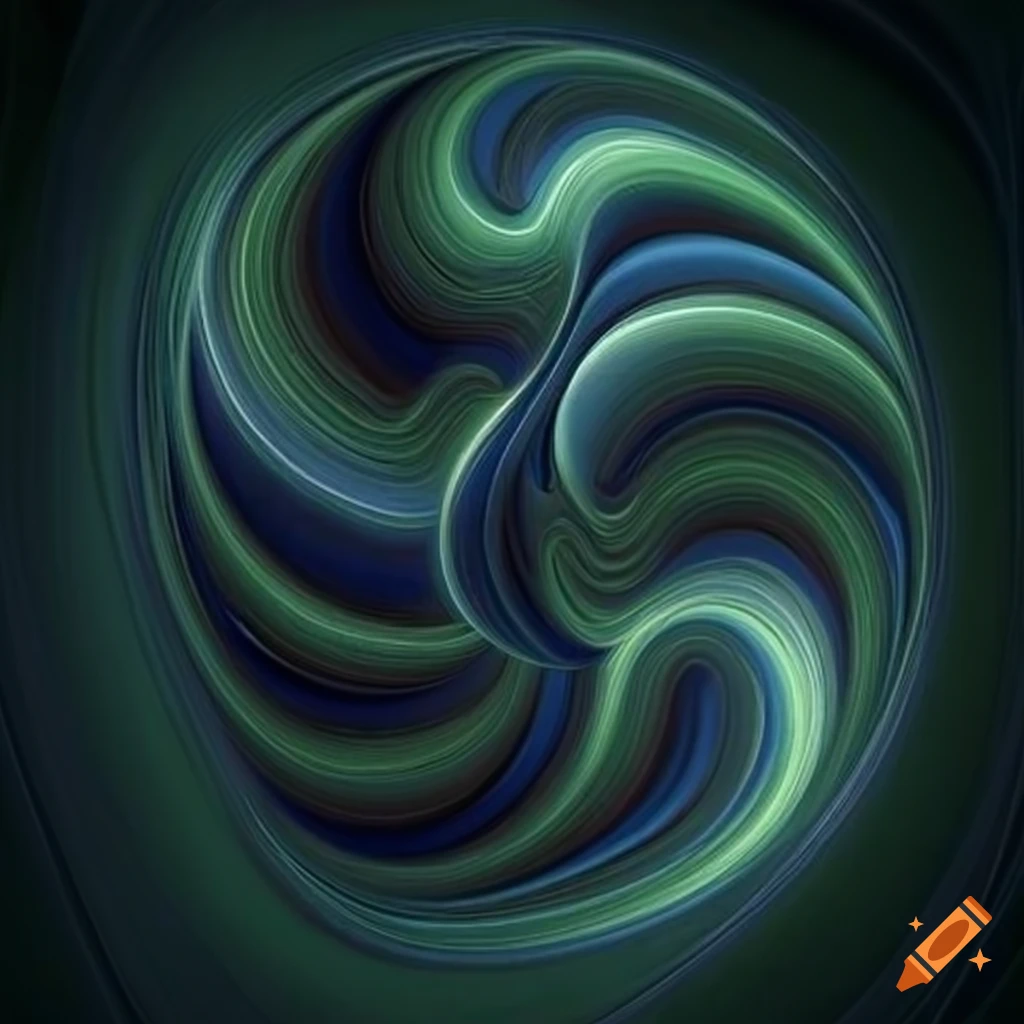 Abstract and alluring biomechanical image with organic life elements