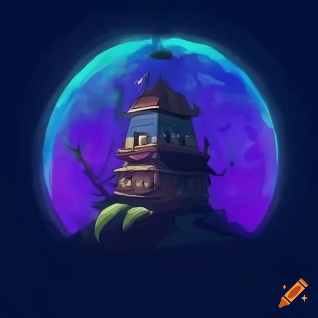 Twitch starting screen in Ghibli style