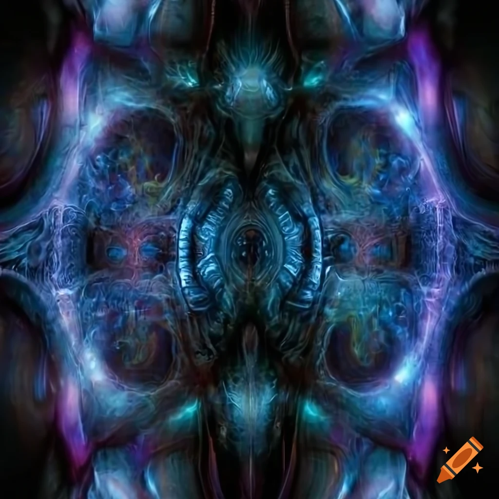 Abstract biomechanical concept representing life's resilience with professional lighting