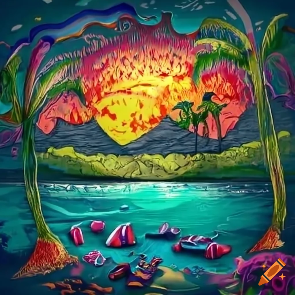Gifts on a psychedelic island