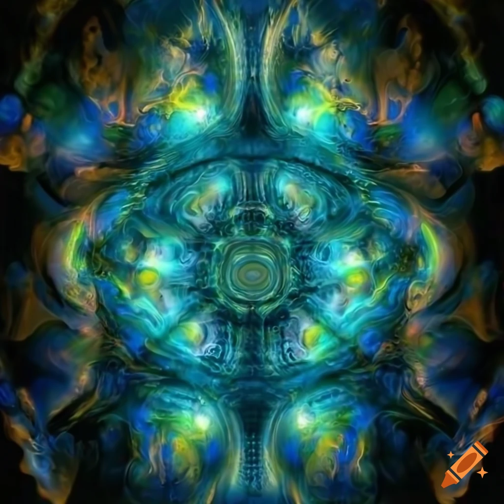 Abstract biomechanical organic art in high resolution