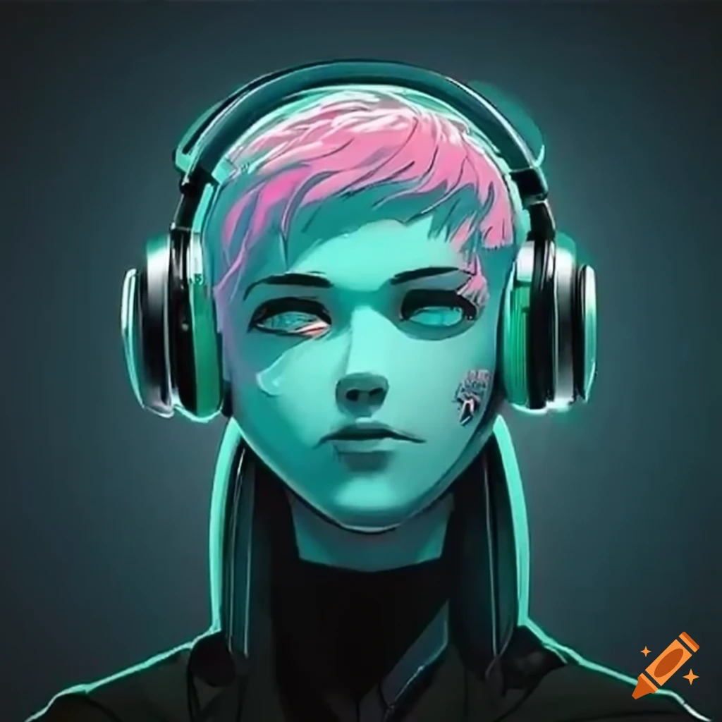 Soy Wojaks wearing headphones in high resolution